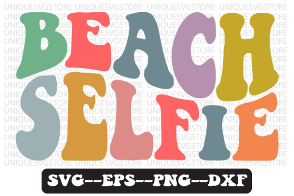 Beach Selfie Quote Retro Svg Design Review