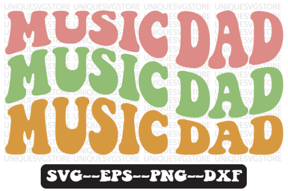 Music Dad Quote Retro Svg Design Review