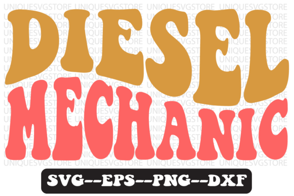 Retro Diesel Mechanic SVG: A Designer’s Review