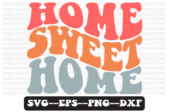 Review: Home Sweet Home Quote Retro Svg Design for Embroidery