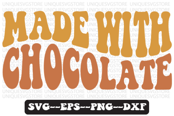 Reviewing Made with Chocolate Retro Svg Design