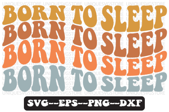 Reviewing the Born to Sleep Quote Retro SVG for Embroidery