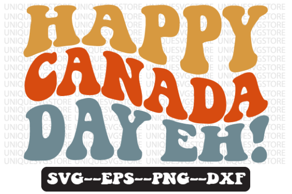 Reviewing the Happy Canada Day EH Retro SVG Design