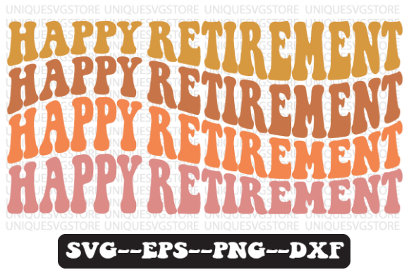 Reviewing the Happy Retirement Quote Retro Svg Design