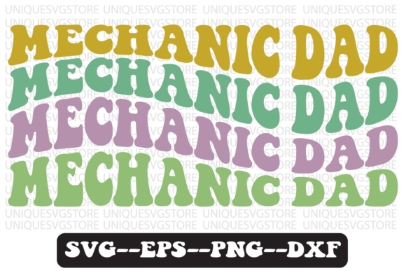 Reviewing the Mechanic Dad Quote Retro SVG for Embroidery