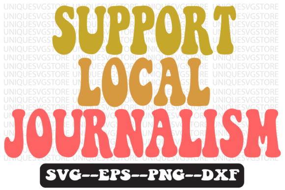 Reviewing the Support Local Journalism SVG Design